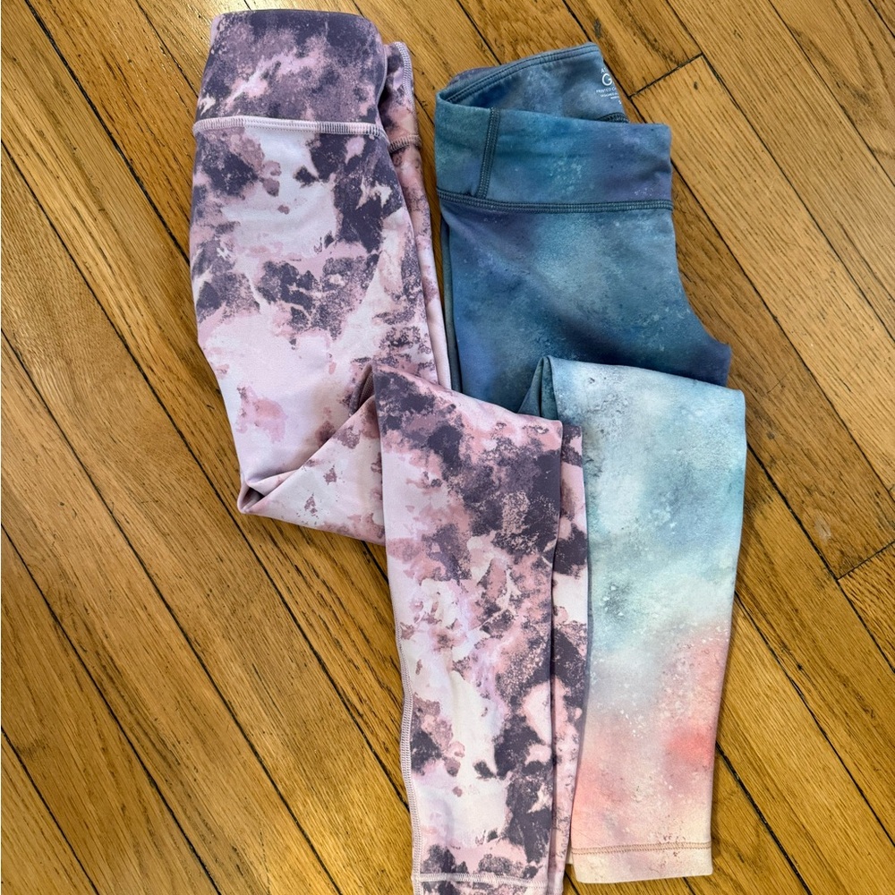 Colorful Girls Athleta Leggings Set